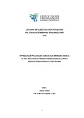 LAPORAN IMPLEMENTASI AKSI PERUBAHAN PELATIHAN KEPEMIMPINAN PENGAWAS (PKP) 2023 OPTIMALISASI PELAYANAN KONSULTASI BERBASIS DIGITAL DI UNIT PELAYANAN TERPADU PERDAGANGAN (UPTP) I BIDANG PERDAGANGAN LUAR NEGERI